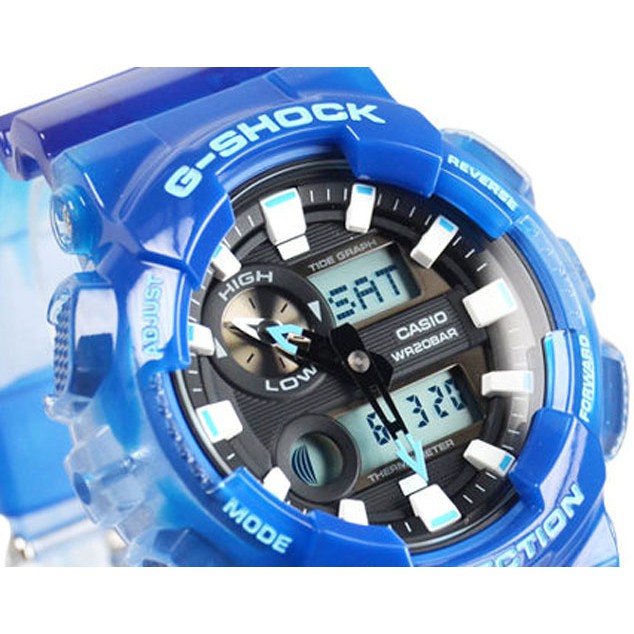 Đồng hồ nam Casio G- Shock GAX-100MSA-2ADR Chính hãng - Xanh đại dương - Bản đặc biệt