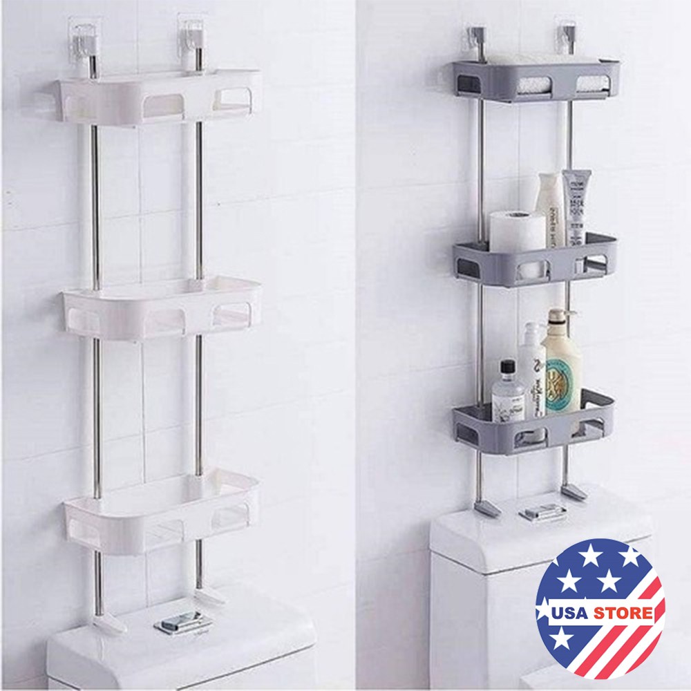 [Tổng Kho Sỉ] Dàn Kệ Nhựa Cao Cấp K6 Loại 2 / 3 Tầng Để Trên Nắp Bồn Cầu (Mới Về)