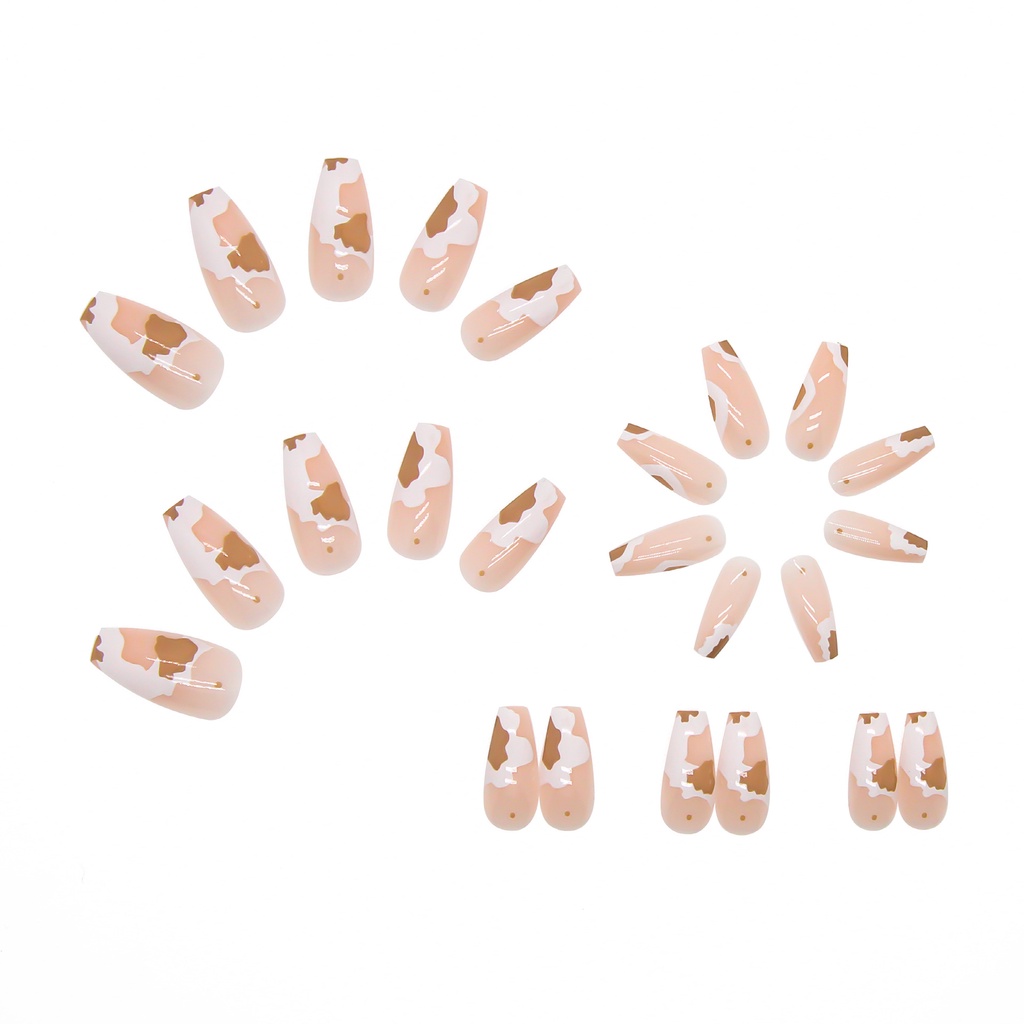 1161 bộ móng tay giả set móng giả trong suốt móng tay giả đính nơ móng tay giả dài vuông set 24 móng tay giả  móng giả thiết kế