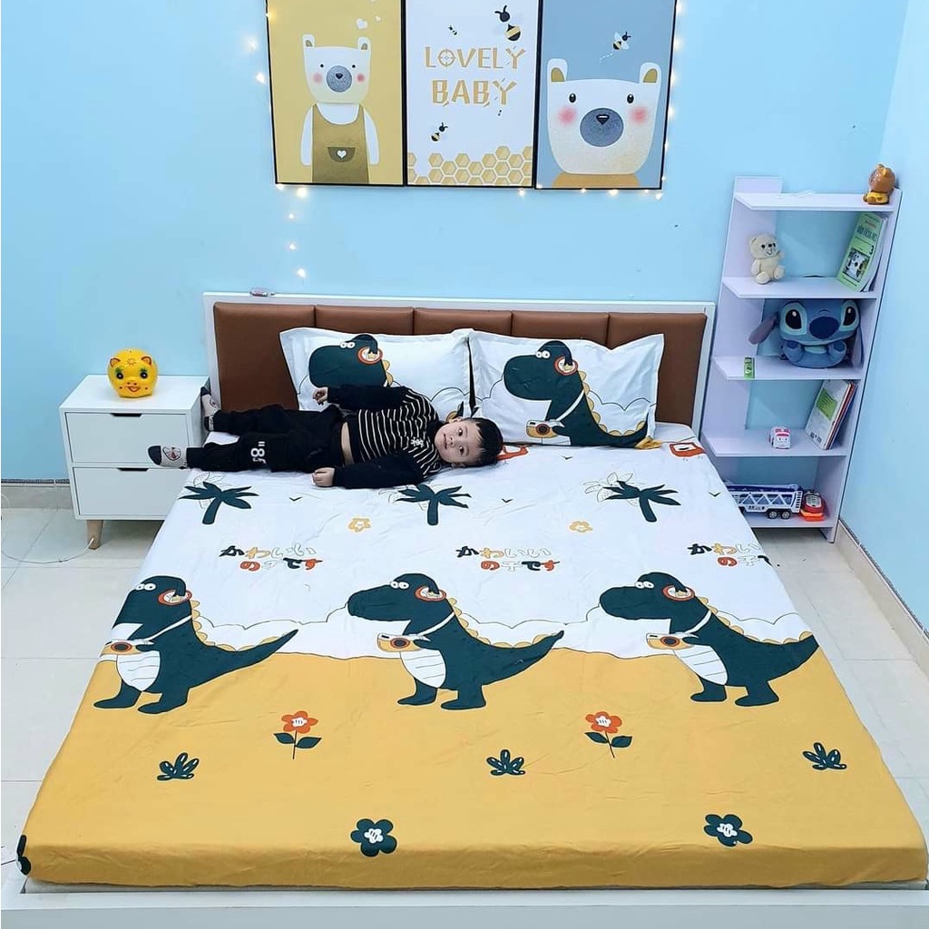 Ga gối poly Lin Bedding drap ga giường poly, ga trải giường cotton + 2 vỏ gối nằm đầy đủ kích cỡ | BigBuy360 - bigbuy360.vn