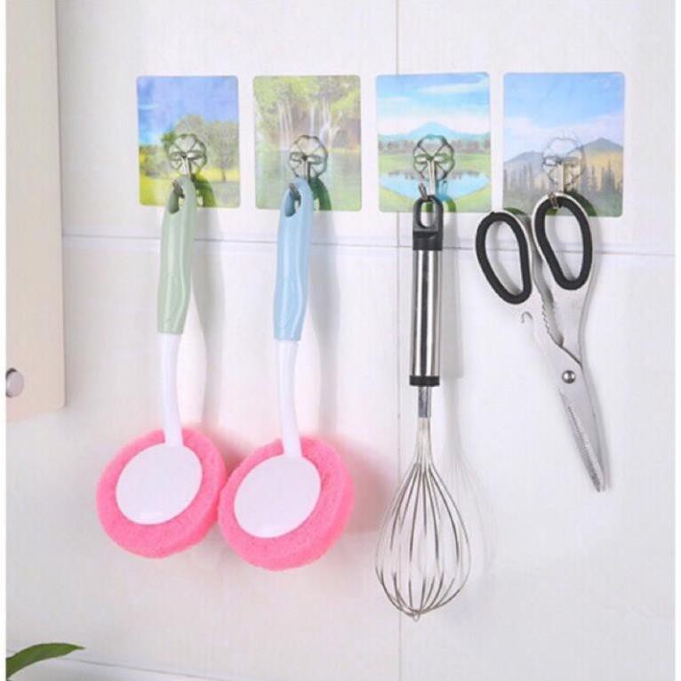 Móc dính tường 3D siêu dính siêu chắc siêu bền - Đồ dùng, dụng cụ nhà bếp, kệ hũ gia vị