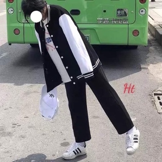 Áo bomber gió phối tay trơn H2