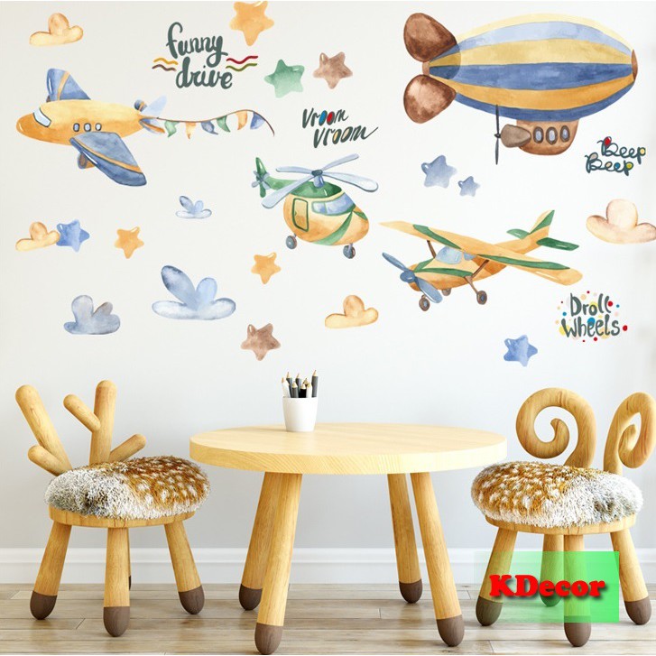 Decal dán tường phương tiện 2