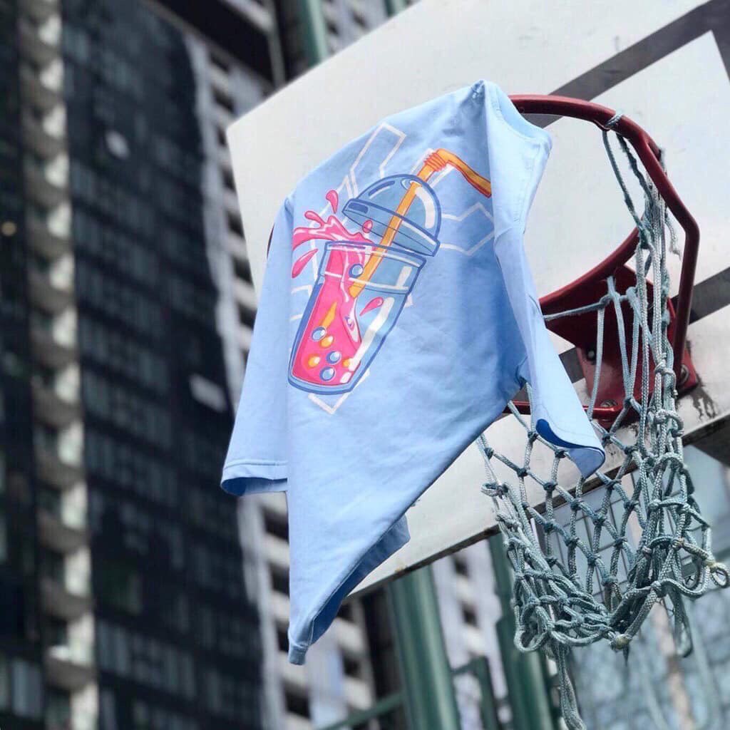 Áo Thun Nam Nữ BOBA Trà Sữa Xanh Unisex From Rộng Hot Trend Mới Vải Mềm Mịn Giá Xưởng