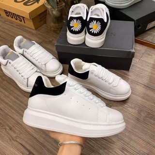 [Full Box+Bill+tặng dây ] Giày thể thao  MCQ gót đen, MCQ phản quang, MCQ hoa cúc.
