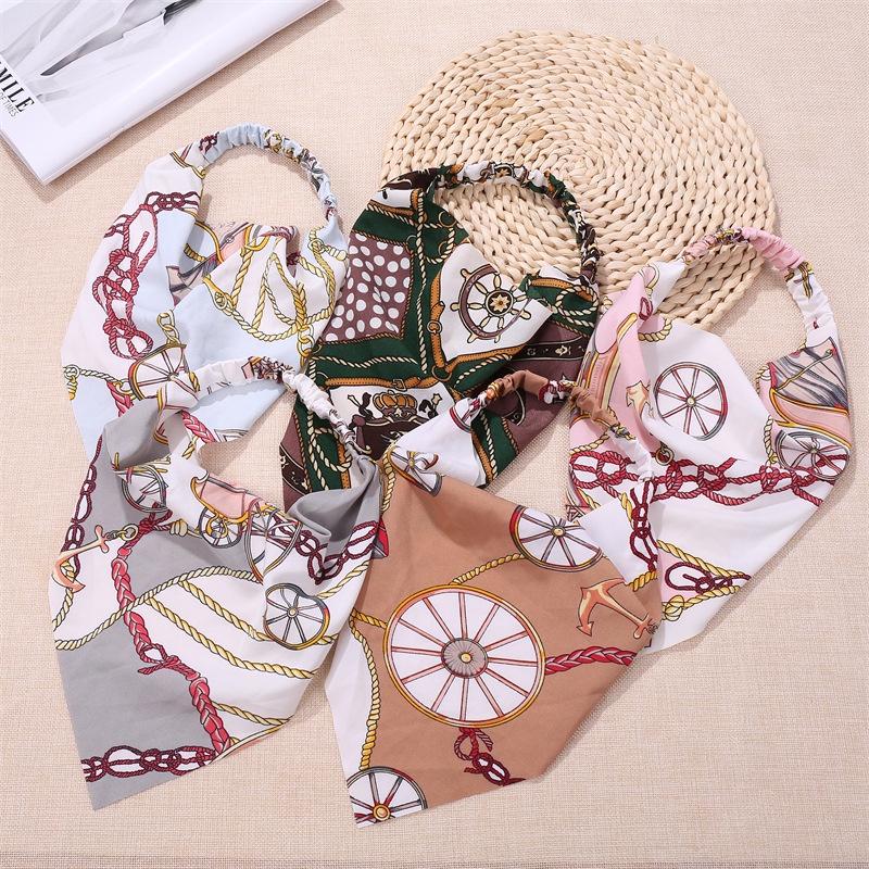 Băng đô vải hình tam giác phong cách hè 2021 cho nữ