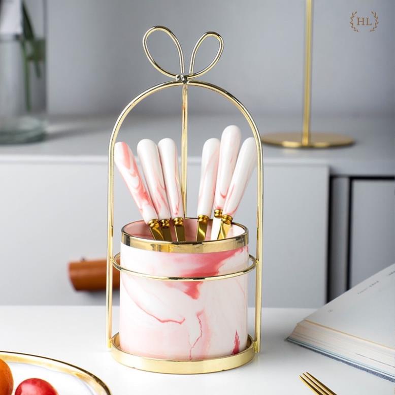 Lẵng sứ vân đá BP
