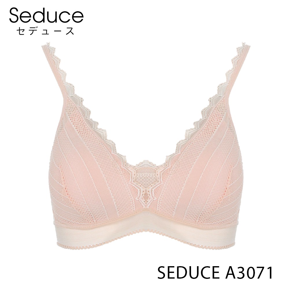 Áo Lót Nữ Ren Mút Mỏng Không Gọng Full Cup Seduce A3071