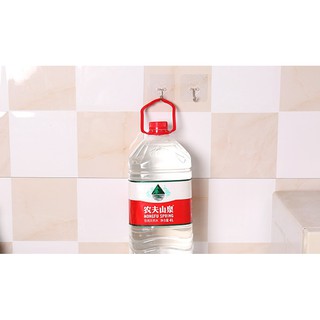 Móc Dán Trong Suốt Đầu Sắt, Đầu Nhựa Siêu Dính