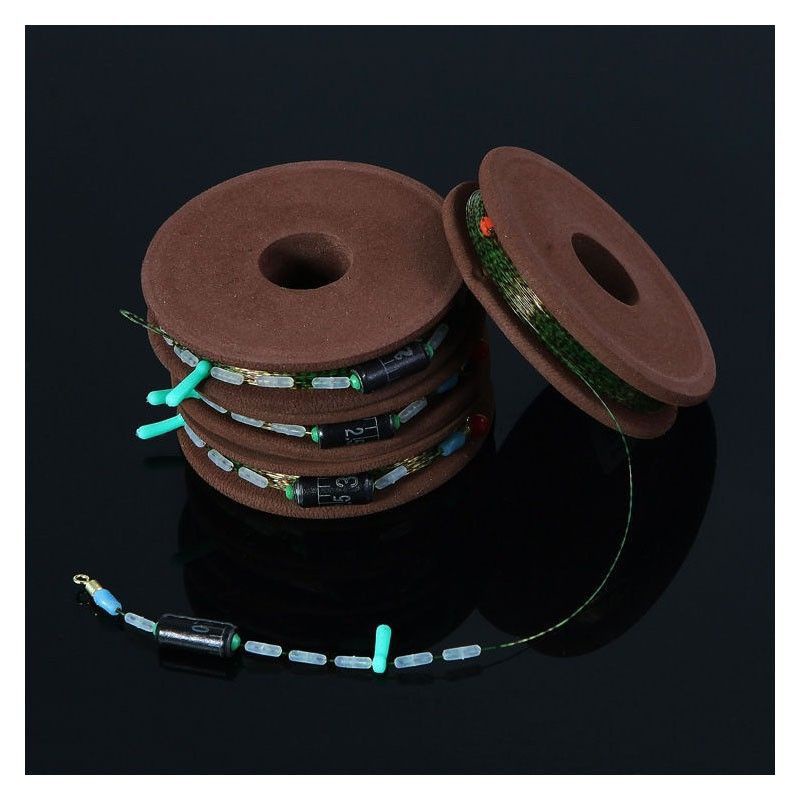 Combo 5c,10c Bộ Dây Trục Câu Đơn Câu Đài Buộc Sẵn Cước Câu cá Tàng Hình đủ kích cỡ