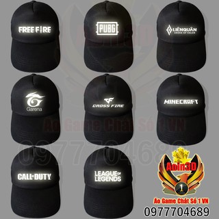 Mũ Game Phản Quang Dạ Quang - Shop Aoin3D Nhận in dạ quang phản quang theo yêu cầu