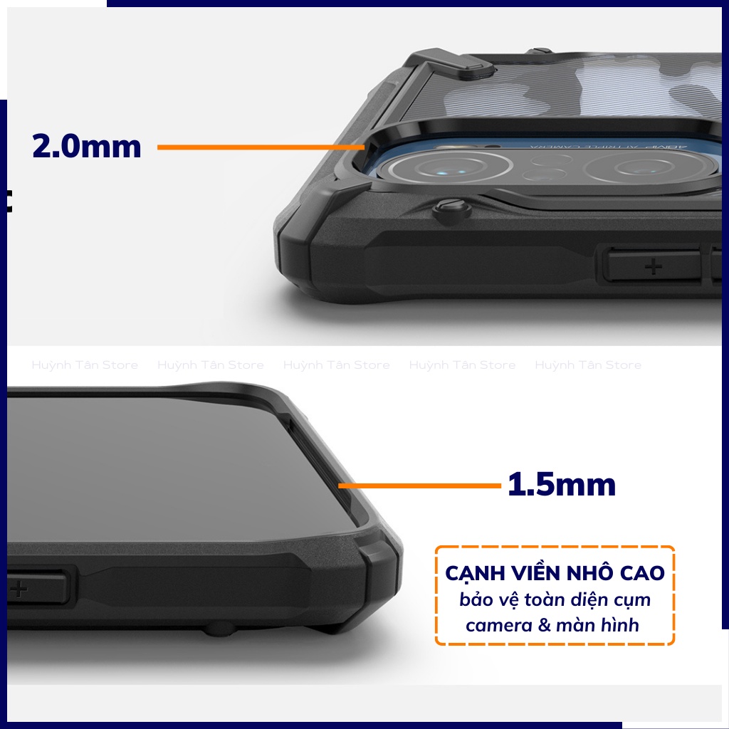 Ốp lưng redmi k40 k40 pro poco f3 f3 pro RINGKE chính hãng trong suốt chống sốc FUSION X chống ố vàng huỳnh tân store