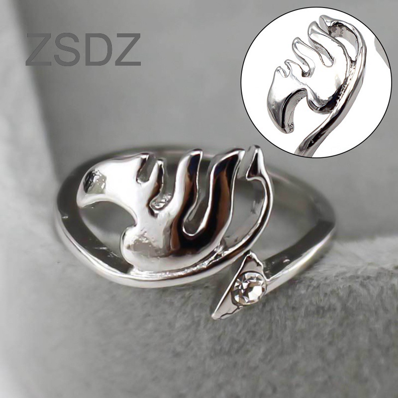 Nhẫn hóa trang nhân vật Lucy trong Fairy Tail bằng chất liệu hợp kim