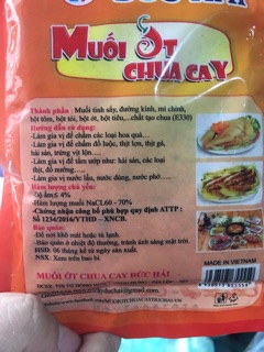 Muối chua cay 100g