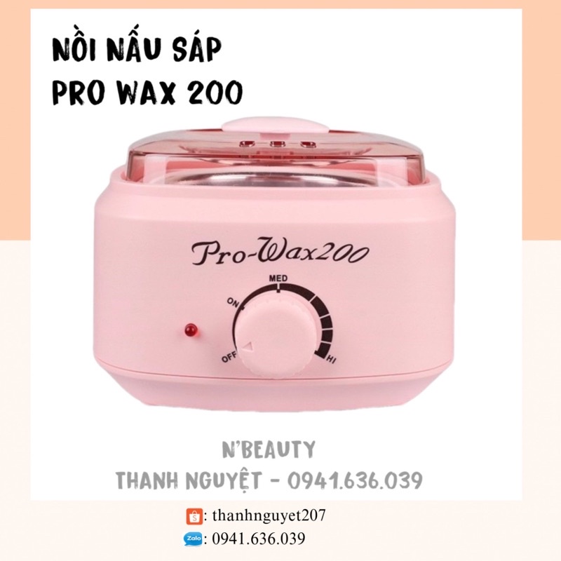 NỒI NẤU SÁP WAX LÔNG PRO MAX 200 PHIÊN BẢN NÂNG CẤP PRO 100