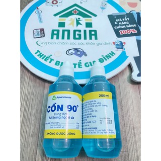 CỒN Y TẾ 90 ĐỘ XANH – TRẮNG