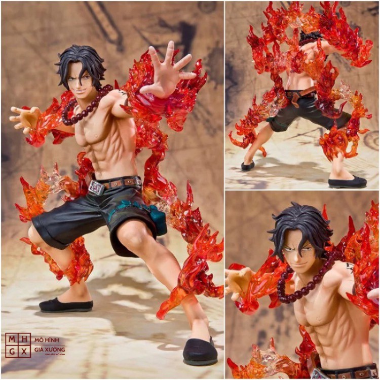 Mô hình One Piece ACE 2 đầu F.zero hàng cao cấp đế có chữ tên nhân vật ACE cao 15cm có hiệu ứng chiến đấu đặc biệt