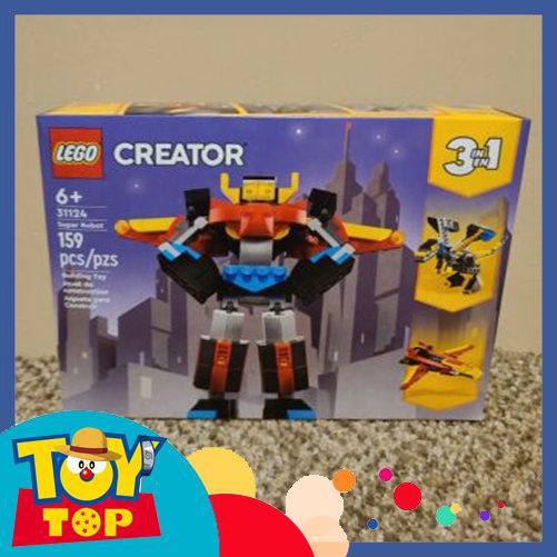 Đồ chơi lắp ráp creator siêu robot 3 in 1 xếp hình Lego 31124