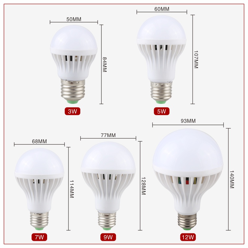 Bóng Đèn LED Cảm Biến Âm Thanh Thông Minh 3W 5W 7W 9W 12W