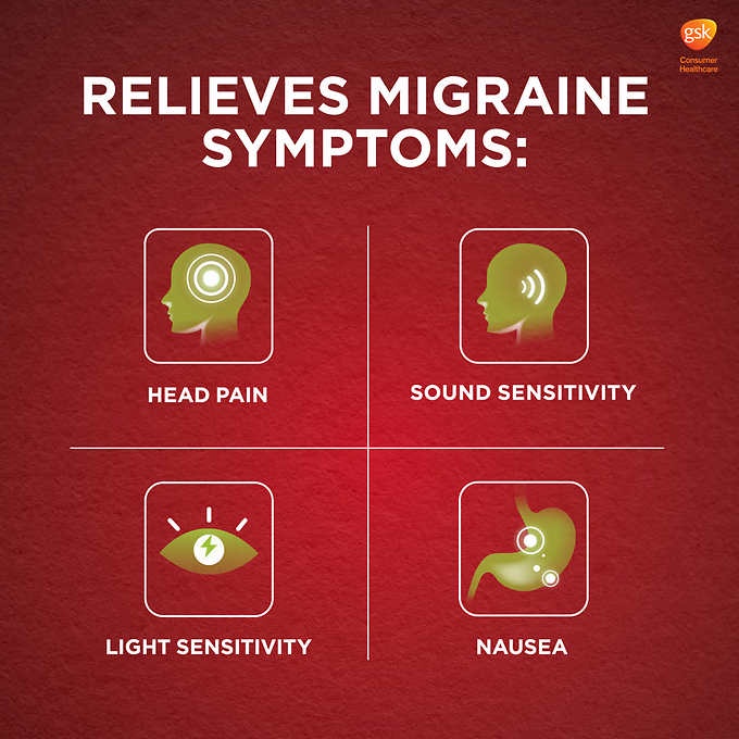 Viên uống hỗ trợ chứng đau nửa đầu Excedrin Migraine 300 viên