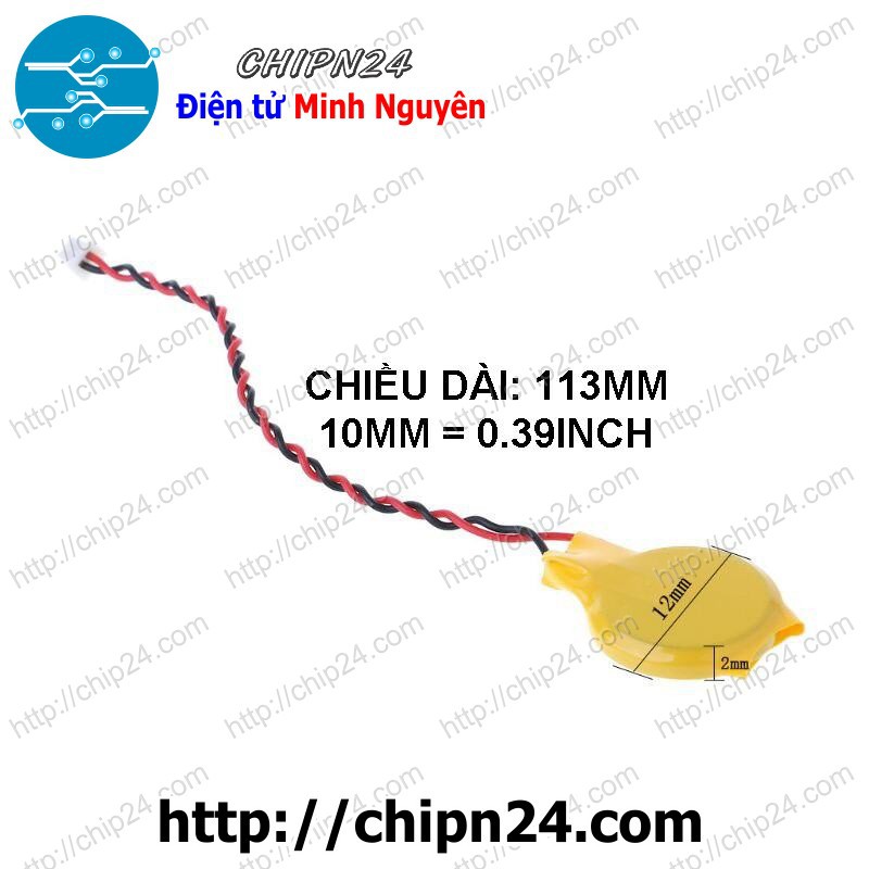 [1 VIÊN] Pin CR2032 có dây 1.25mm