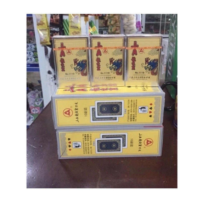 Hộp 10 Bộ Tú Bài Loại đẹp và thường