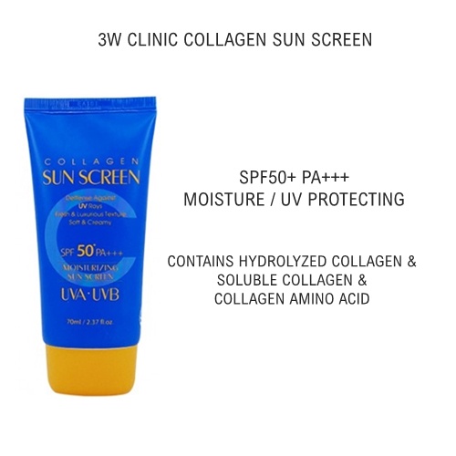 Kem chống nắng 3W CLINIC SPF50+ PA+++ 70ml