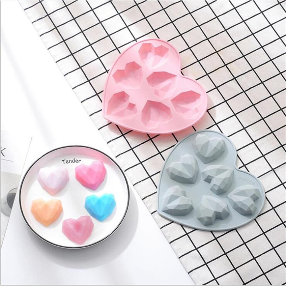 EPOCH Khuôn Bánh Hình Trái Tim Bằng Silicon