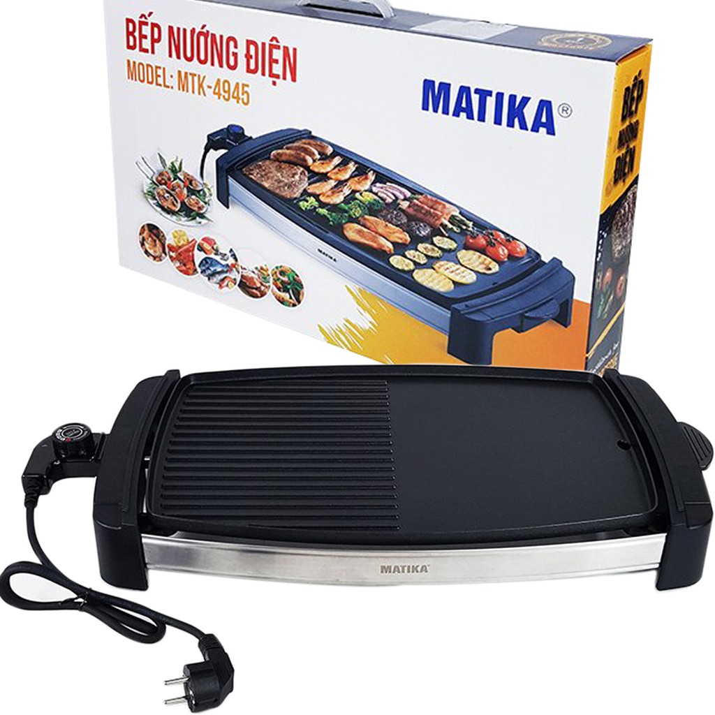 BẾP NƯỚNG ĐIỆN MATIKA MTK-4945, công suất 2000W, bảo hành 12 tháng