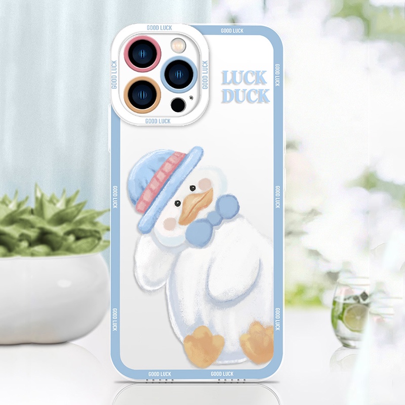 Ốp lưng Điện Thoại Cho Xiaomi Mi 11T 13 Pro 12 11 Ultra Lite 11i 10 13 10T Lite 5G 10s A3 8 9 Ốp lưng mềm chống sốc Phim hoạt hình Vịt