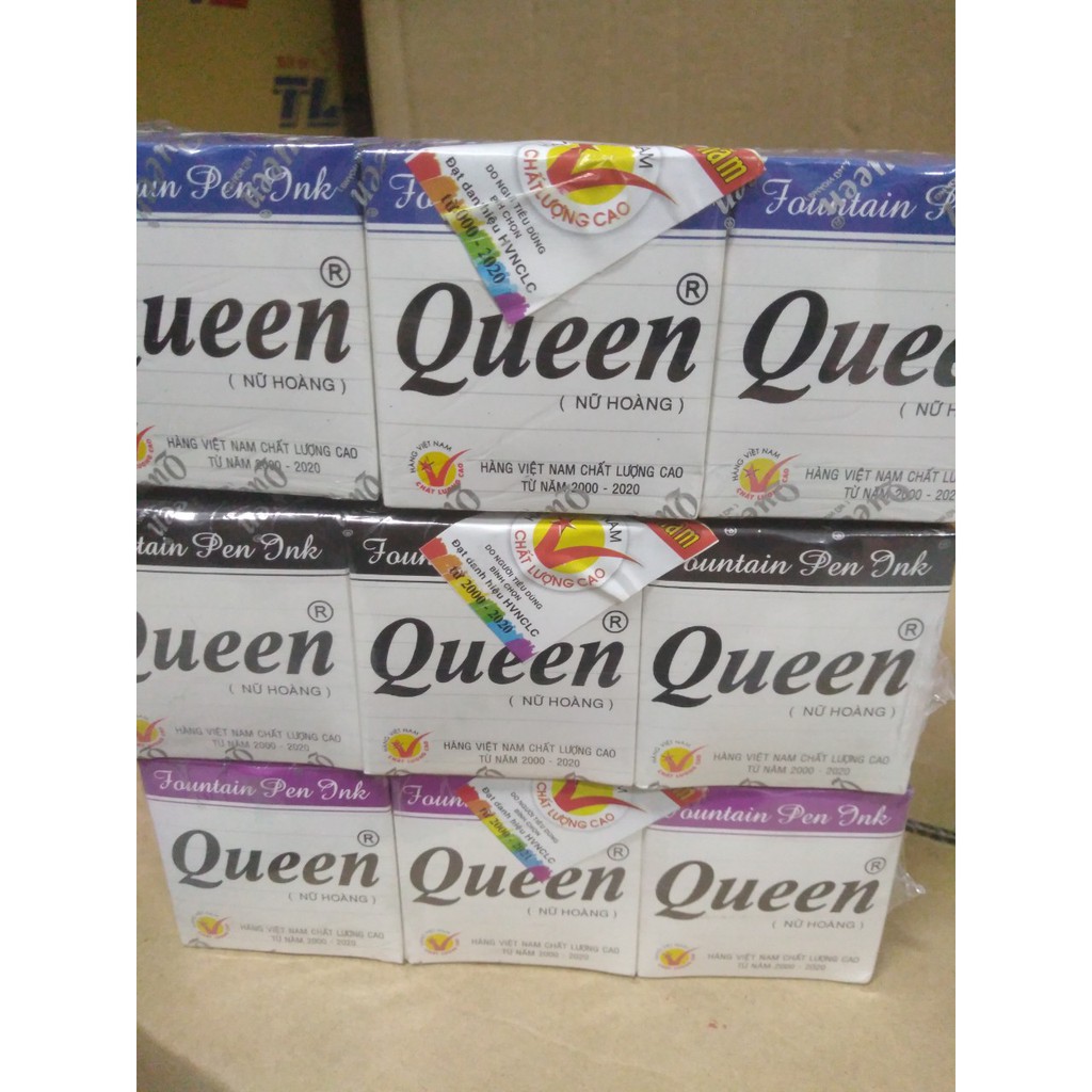 Mực dùng cho bút máy Queen 30ml chính hãng