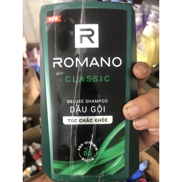 Dầu Gội Cao Cấp Cho Nam Romano 650g các loại