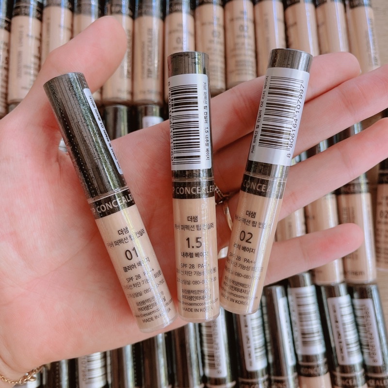 Kem che khuyết điểm The Saem Cover Perfection Tip Concealer