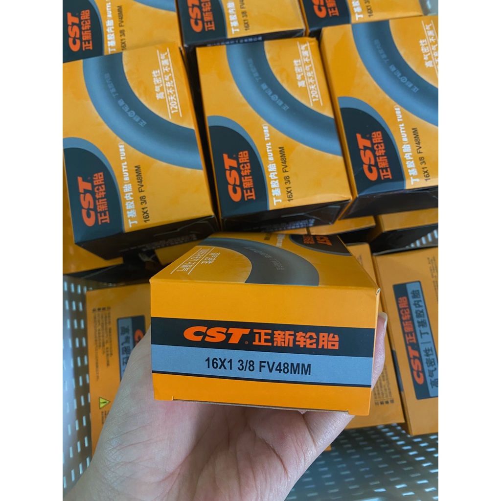 Săm xe đạp, ruột xe đạp CST 16inch 349  16x1 3/8 FV 48mm