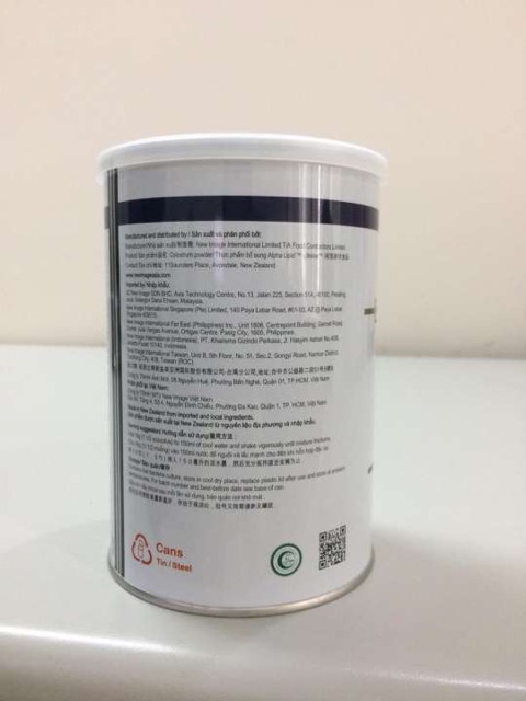 Sữa non Alpha Lipid New Zealand nguyên cod -450g ( mua 1 lon sữa tặng 1 chai xịt nước rửa tay khô)