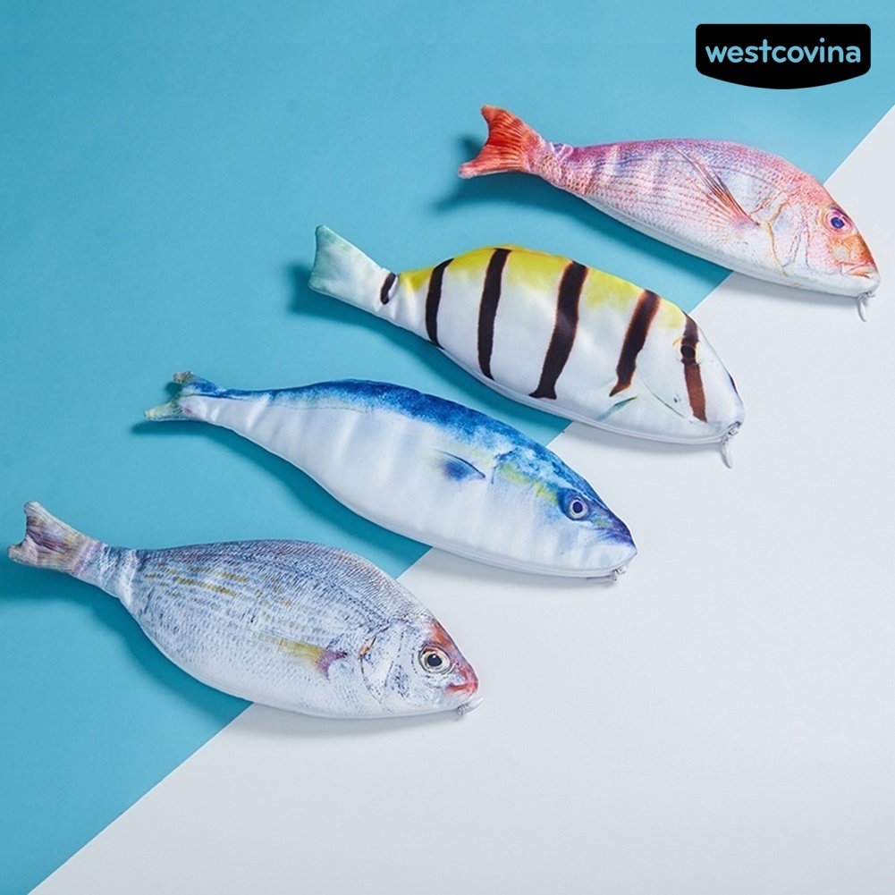 [Hot]✍Túi Đựng Bút Hình Con Cá Sáng Tạo