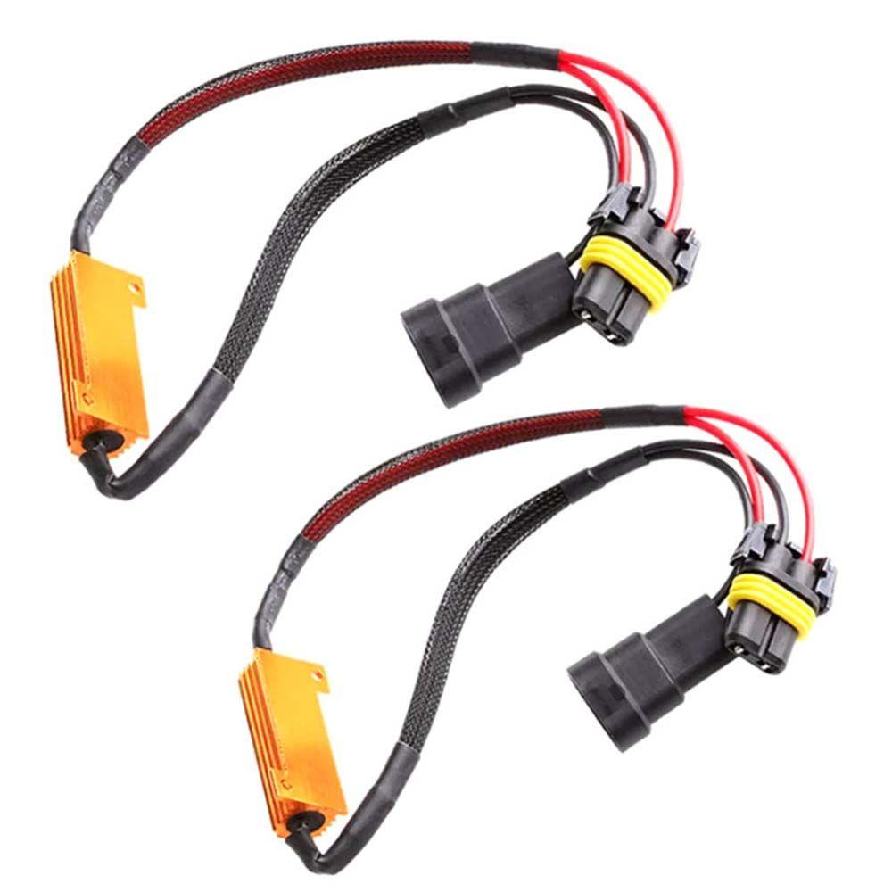 Set 2 Bộ Giải Mã Điện Trở Đèn LED DRL 12V Chuyên Dụng Cho Xe Hơi