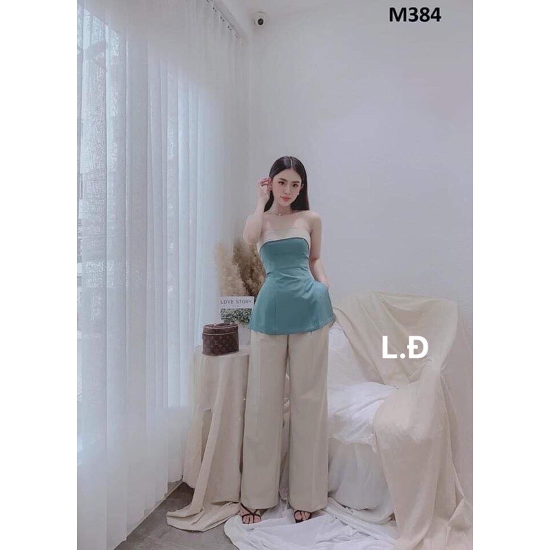 [Mã WASTCOOL giảm 15% tối đa 50K đơn 99K] Set áo quây & quần suông | BigBuy360 - bigbuy360.vn