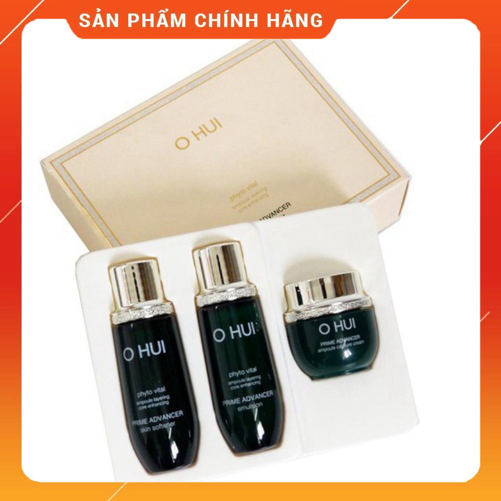 Set Dưỡng Trắng Căng Bóng Da Chống Lão Hóa OHUI Phyto Vital Prime Advancer (3 sản phẩm)