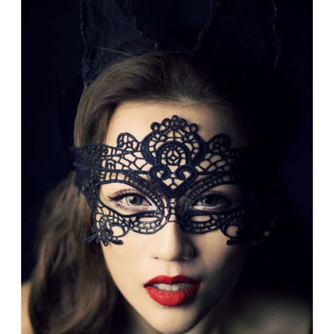 Ren mắt, mặt nạ sexy , Bịch mắt ren halloween MN01