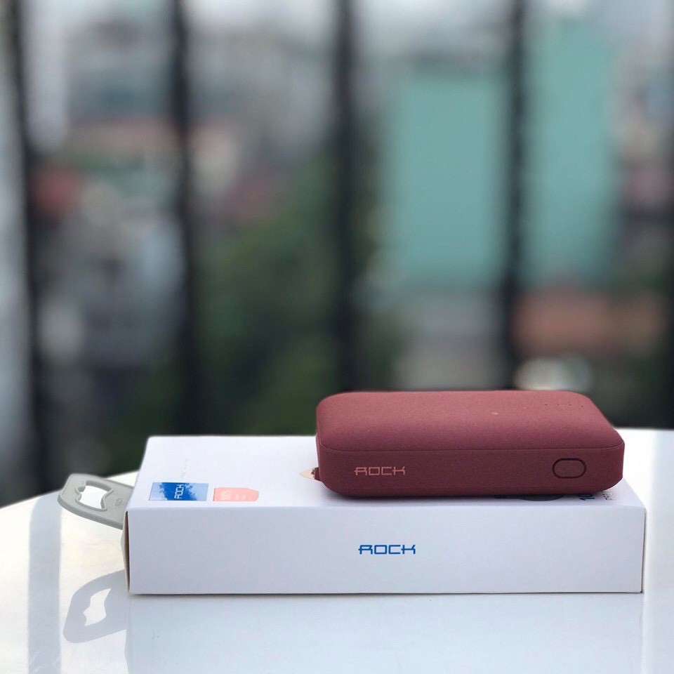 [CHÍNH HÃNG] SẠC DỰ PHÒNG ROCK MINI P51 10.000mAh SIÊU NHỎ GỌN
