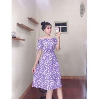Bán sỉ váy hoa cúc dáng xoè