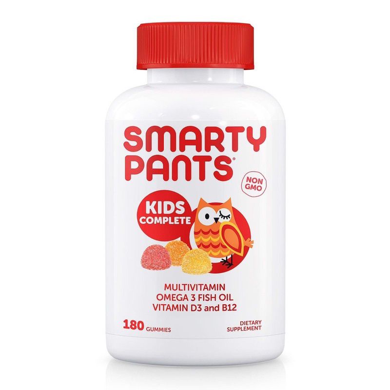 [Date 02/2023] Kẹo dẻo Smarty Pants Vitamin tổng hợp của mỹ 180viên