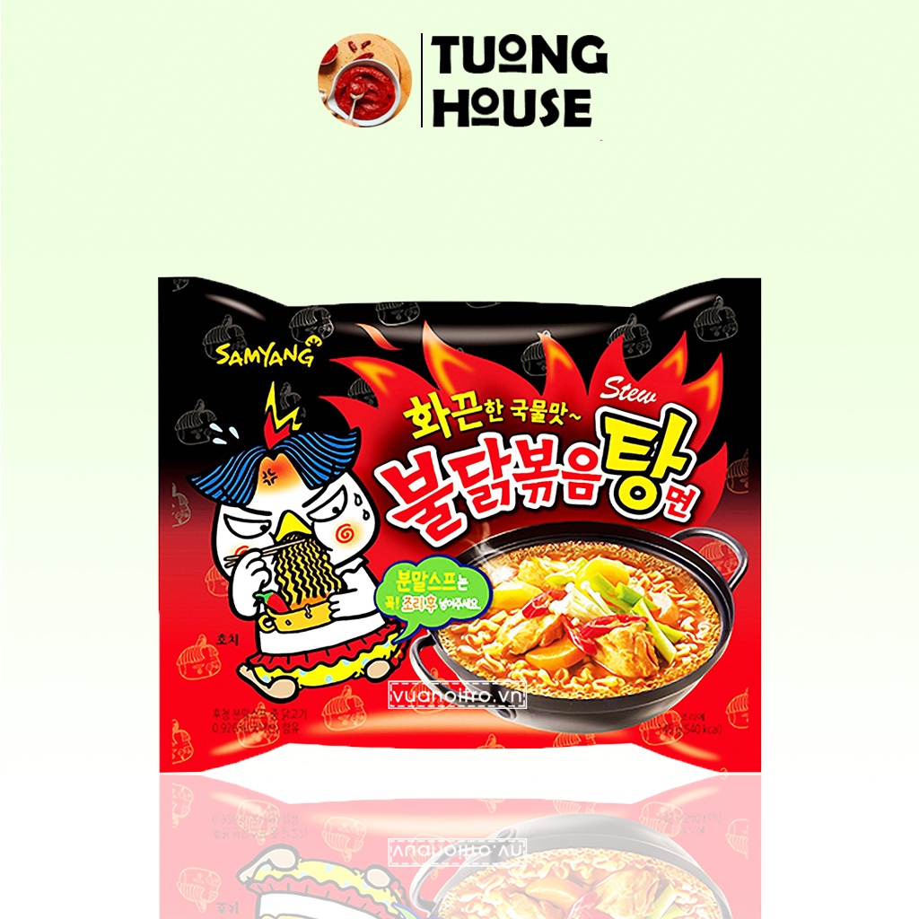 Mì Cay Samyang Hàn Quốc Vị Gà Cay Nước gói 145G