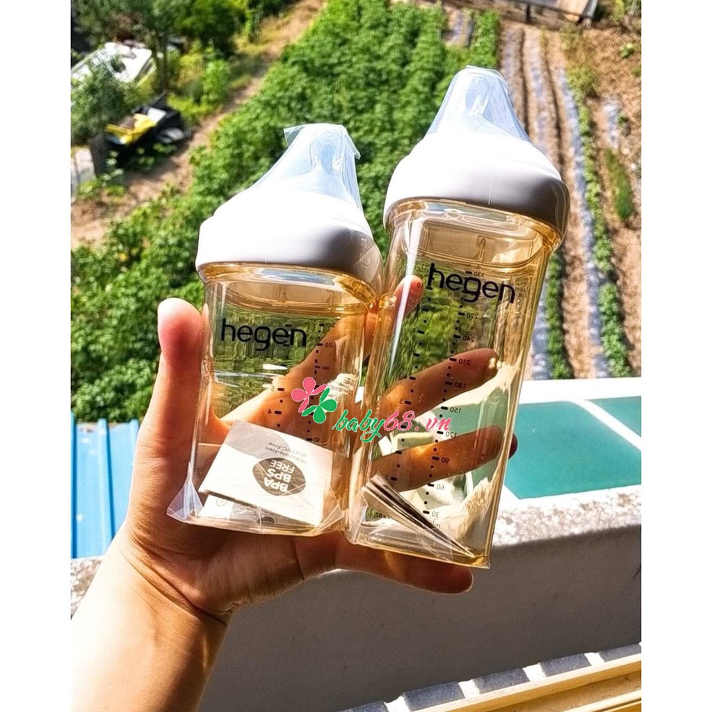 Bình sữa trẻ sơ sinh Hegen cao cấp Hàn Quốc 60ml / 150ml / 240ml / 330ml