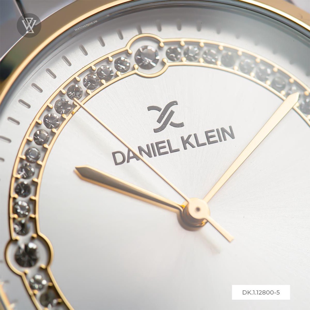 Đồng Hồ Quartz Nữ Daniel Klein WATCHSTORE DK.1.12800-5 Mặt Kính Khoáng 34mm, Dây Kim Loại, Vỏ Thép Không Gỉ