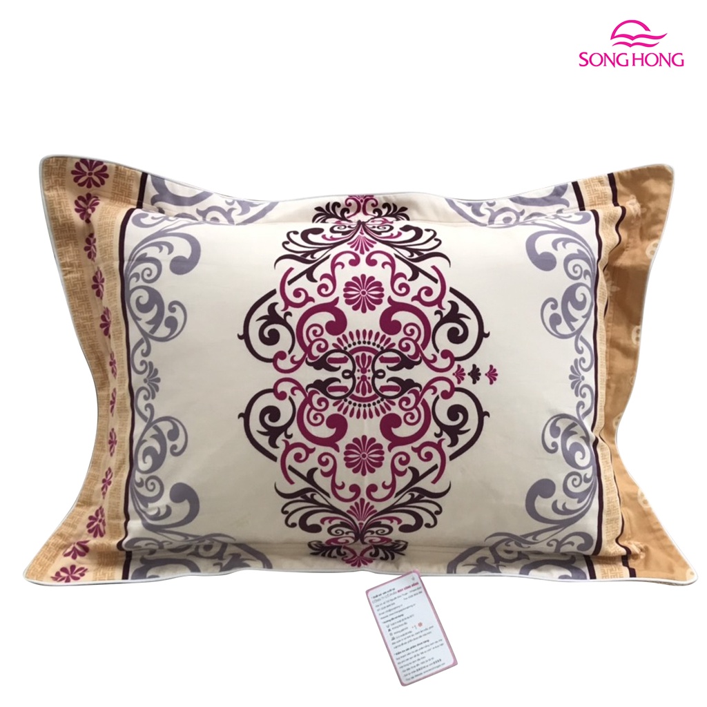 Vỏ gối Sông Hồng chất Cotton kích thước 45cm x 65cm - Hàng Oulet | BigBuy360 - bigbuy360.vn
