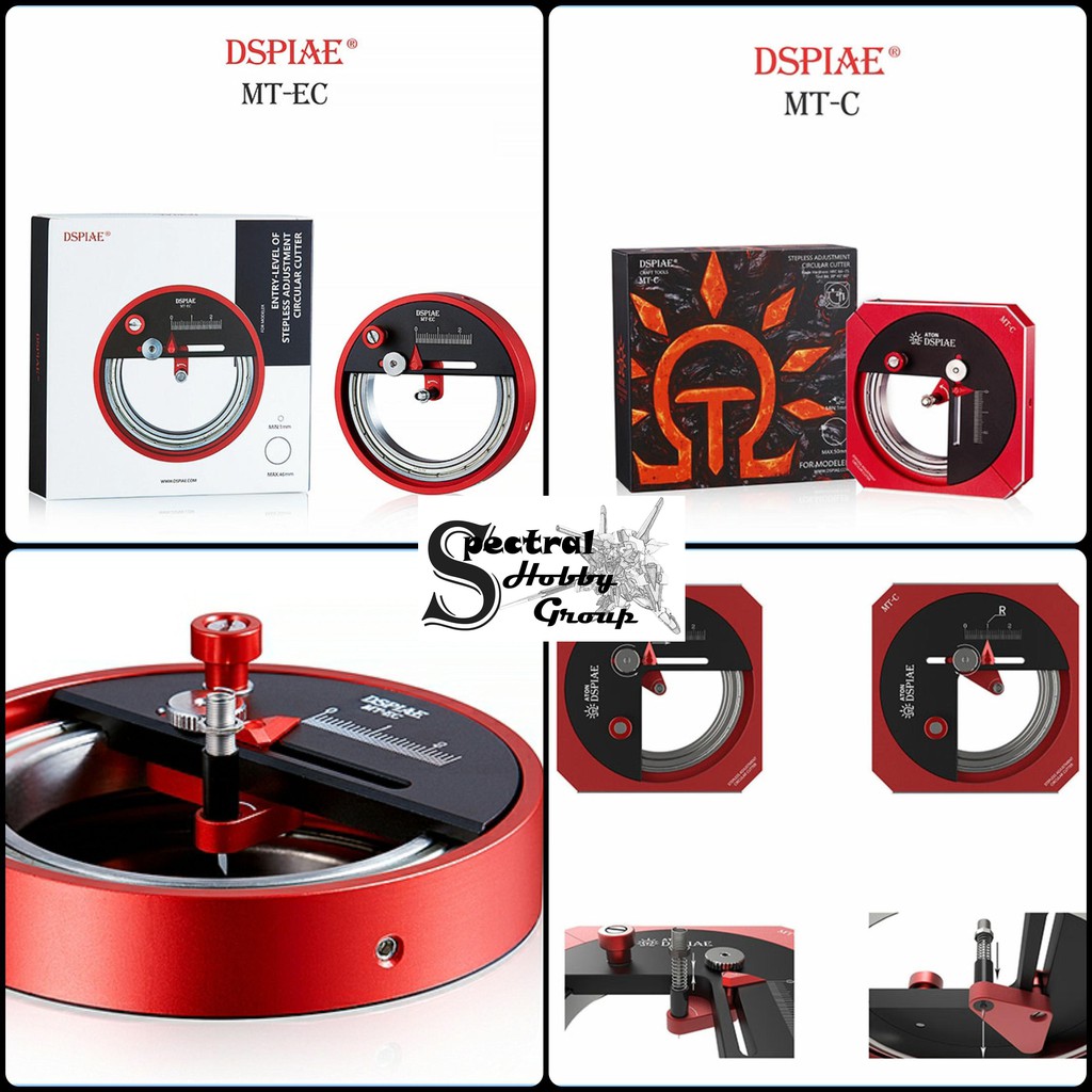 Dụng cụ kĩ thuật DSPIAE cắt hình tròn các cỡ 1-50mm MT-EC MT-C  2.0 Circular cut Shape tool hobby