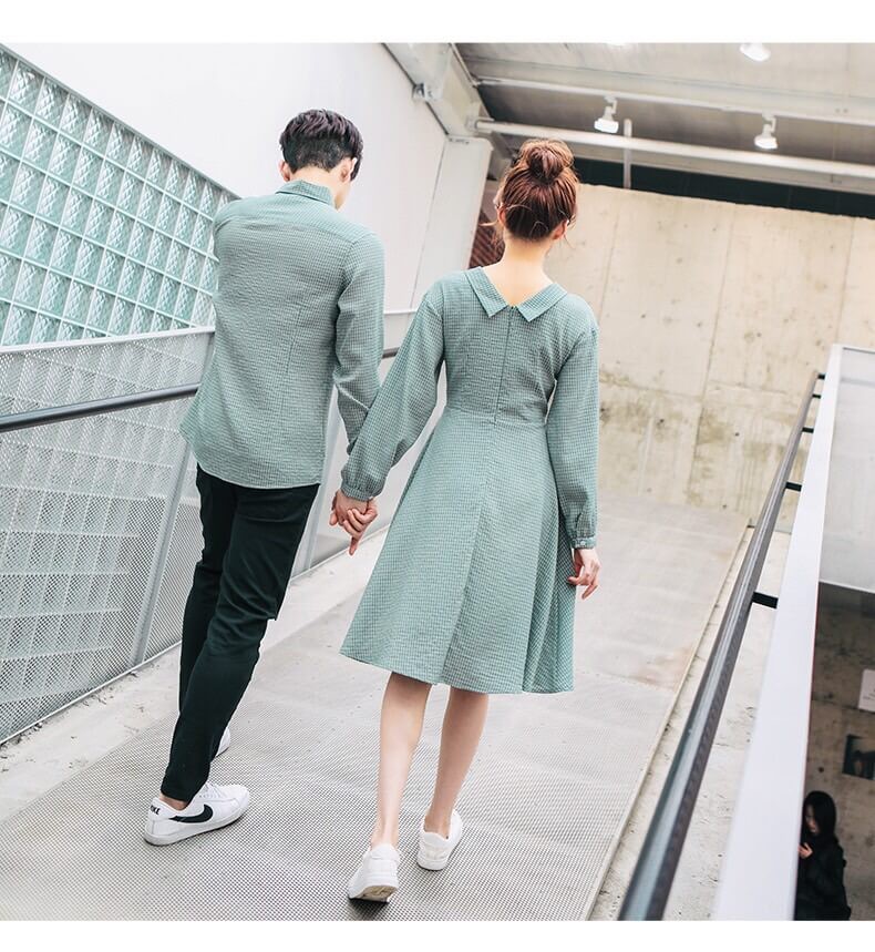 Áo đôi - Áo cặp váy sơ mi nam nữ du lịch, Đồ đi biển, chụp ảnh cưới đẹp