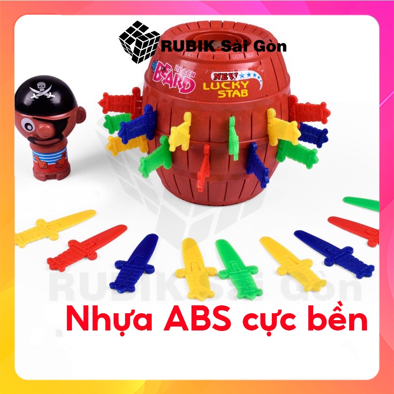 Đồ chơi giải trí đâm hải tặc đồ chơi cho bé pirate barrel vui nhộn thùng cướp biển thú vị